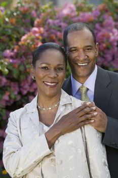 Portrait of a happy African American couple standing together