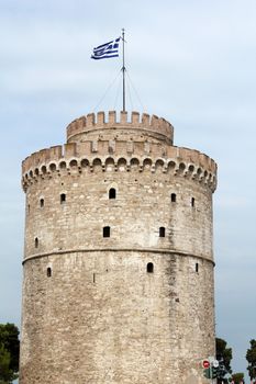 Thessaloniki famous landmark white tower