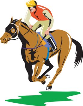 Horse Racing Equestrian Retro