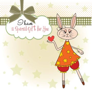 cute little doe who gives her heart. romantic and funny love gre