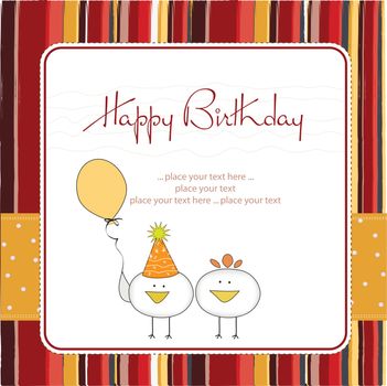 funny birthday party greeting card
