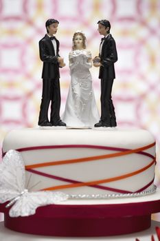 Figurines on Wedding Cake