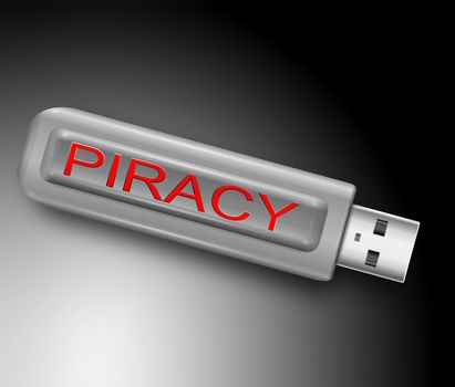 Piracy concept.