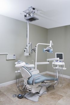 Dentist chair in dentist's office