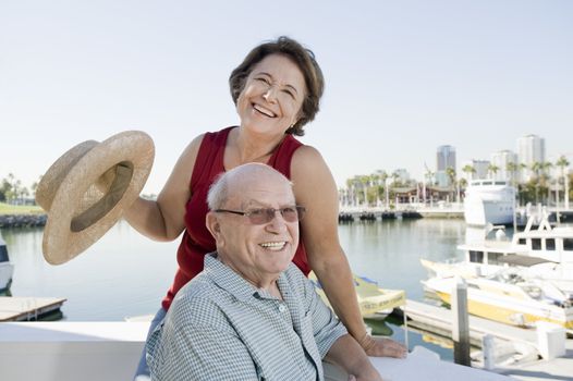 Senior couple on vacations