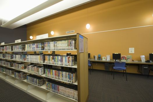 Library reading room