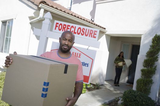 Bankrupt couple moving out of house