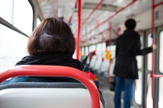 Public transport series - taking a tram commute to work/school (