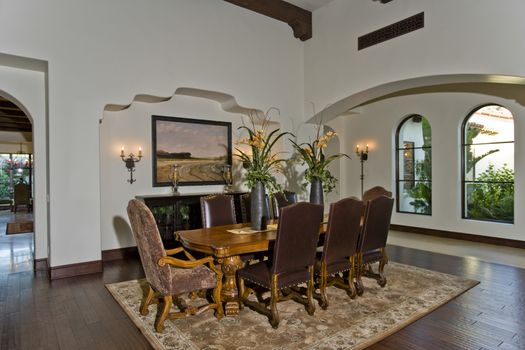 Luxurious dining room