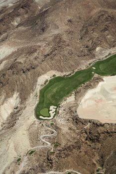 Fairway of a golf course in Nevada