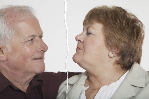 Senior couple ripped apart due to relationship difficulties
