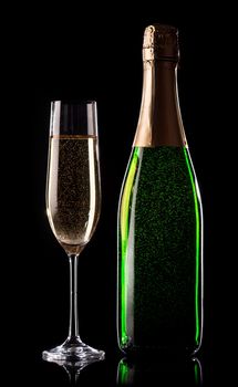 Celebratory champagne