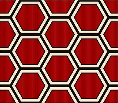 seamless modern hexagonal pattern