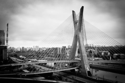 Bridge in Sao Paulo city