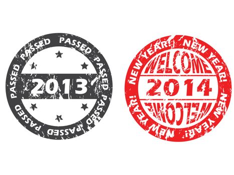 Old and new year seals 