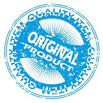 Blue Original product seal design 
