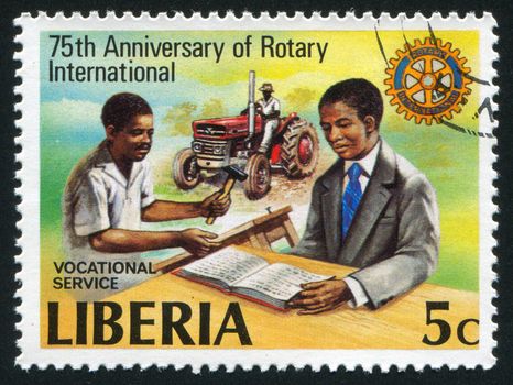 Rotary emblem and vocational services