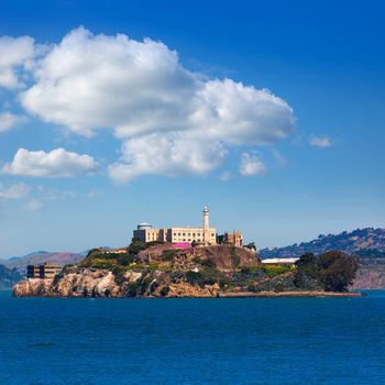 Alcatraz island penitentiary in San Francisco Bay California