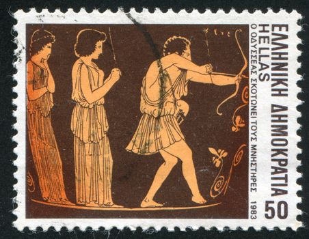 Ulysses slaying the suitors