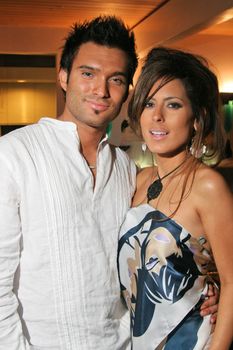 Diego Varas and Kerri Kasem at Maria Conchita Alonso's Surprise Birthday Party, Private Residence, Los Angeles, CA 06-25-05 EXCLUSIVE