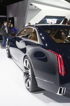 DETROIT - JANUARY 26 :The new Cadillac Elmiraj Concept car at Th
