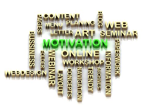 MOTIVATION and cloud tags from keywords 