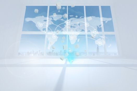 Global business hologram