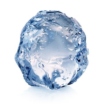 Ice with drops