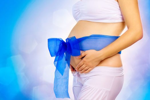 Pregnant Woman Belly. Pregnancy Concept 