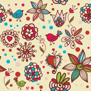 Vintage Vector Damask Floral Brocade Tapestry Wallpaper Background Pattern