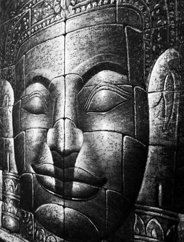 Cambodian Buddha Face