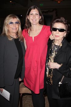 Nancy Sinatra with Frank Sinatra's granddaughter and Nancy Barbato
at the unveiling ceremony for the new United States Postal Service Stamp Honoring Frank Sinatra. Beverly Hilton Hotel, Beverly Hills, CA. 12-12-07/ImageCollect