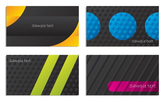 Abstract business card designs 