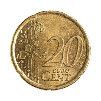 Twenty euro cents