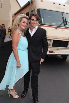RJ Mitte and mother
at the "Breaking Bad" Special Premiere Event, Sony Studios, Culver City, CA 07-24-13/ImageCollect