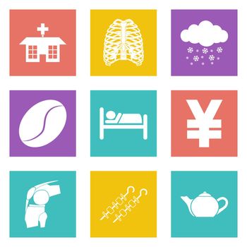 Icons for Web Design and Mobile Applications set 7