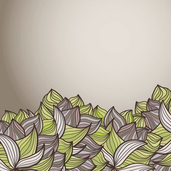 abstract background of petal and wave