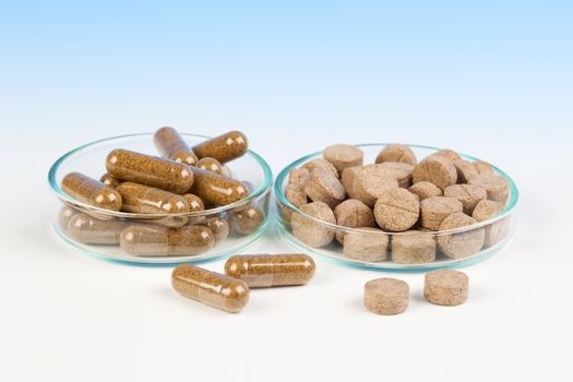 Alternative medicine tablets