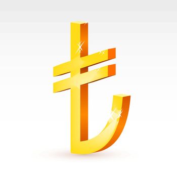 The Currency Sign of Turkish Lira