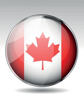 Canada flag button