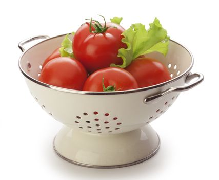 Tomatoes in the colander