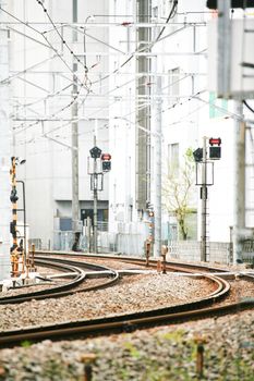 railway track, Japan