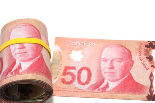 Series of Canadian dollars