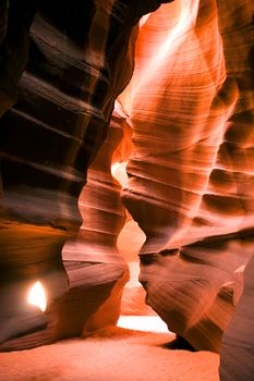 Antelope Canyon Navajo Rock Slot Formation Utah Southwest USA