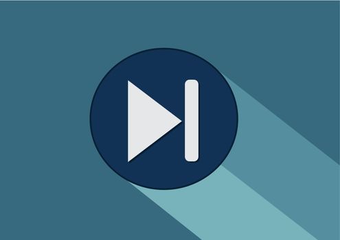 Media player buttons collection design elements