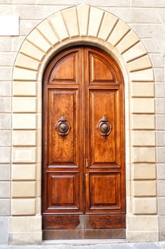 Beautifull wooden door