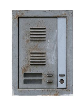 old and rusty door buzzer
