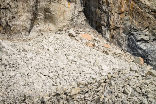 Limestone in Quarry