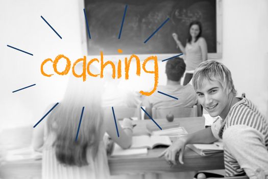 Coaching against students in a classroom