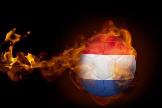 Fire surrounding holland ball